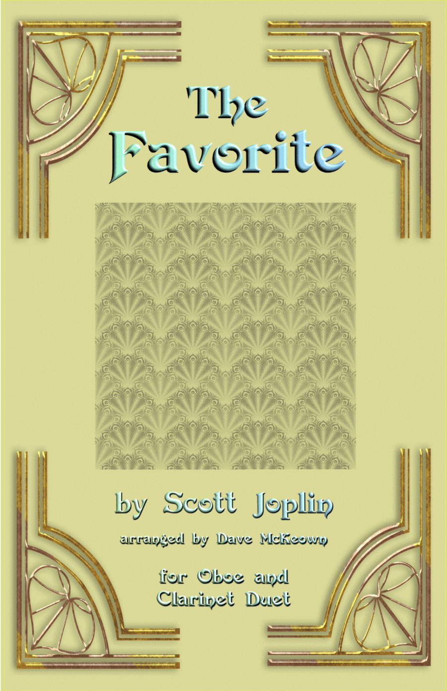 The Favorite, Two-Step Ragtime for Oboe and Clarinet Duet Woodwind Duet scores gallery preview page 1