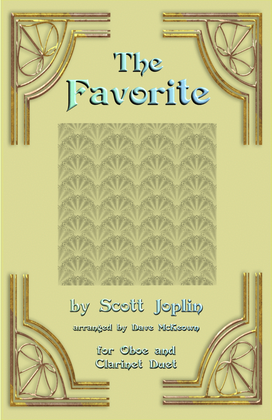 Book cover for The Favorite, Two-Step Ragtime for Oboe and Clarinet Duet
