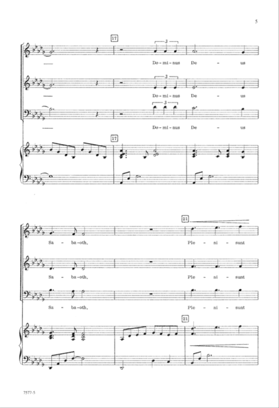 Sanctus Sanctus 3-Part scores gallery preview page 6