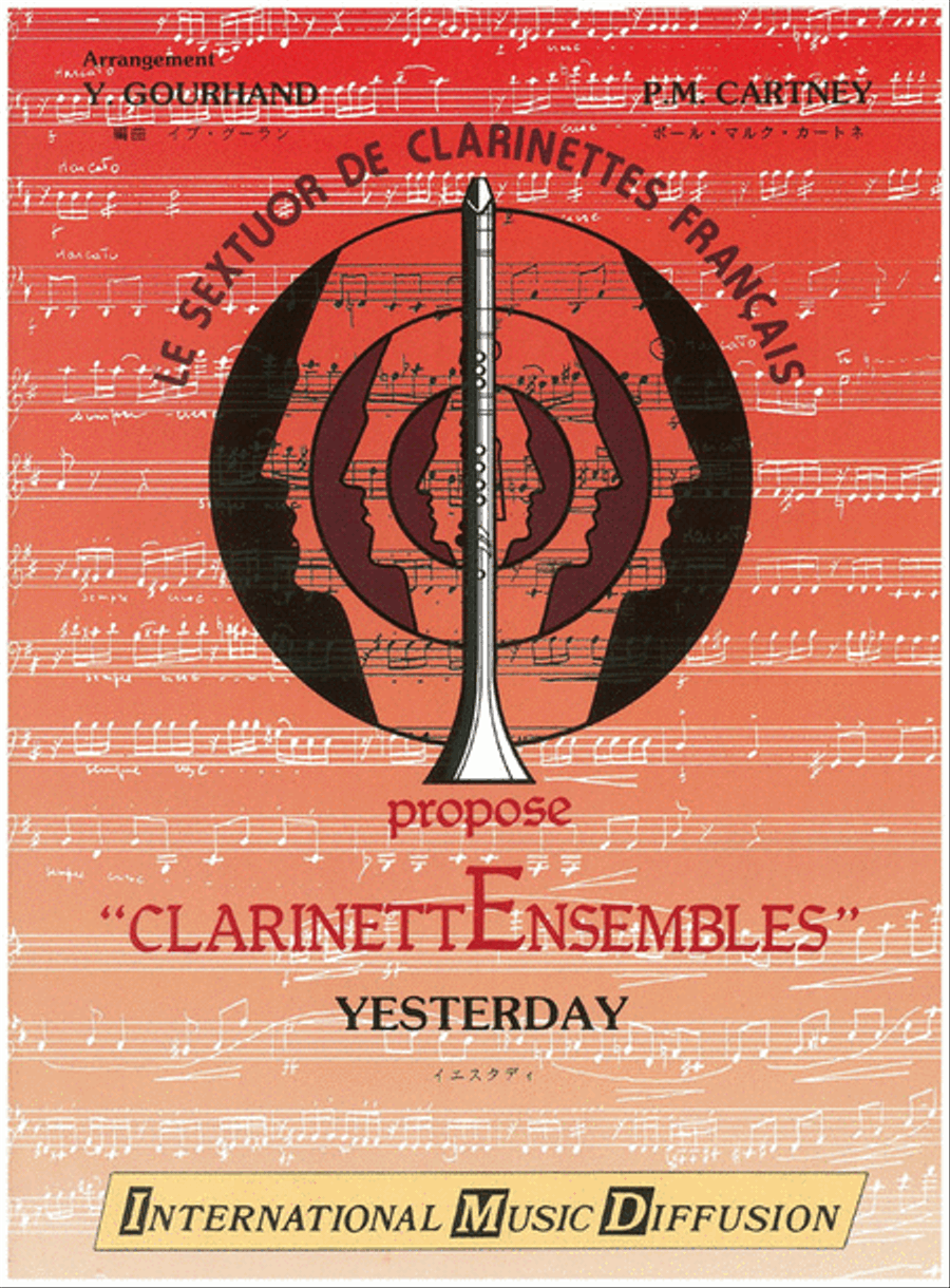 Yesterday Clarinet Choir scores gallery preview page 1