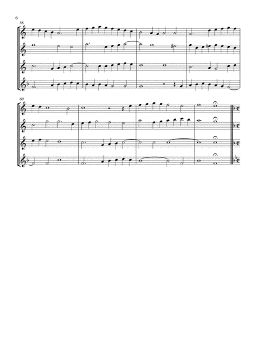 Four Canzonas Woodwind Ensemble scores gallery preview page 6