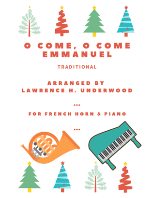 Book cover for O Come, O Come Emmanuel for Solo French Horn