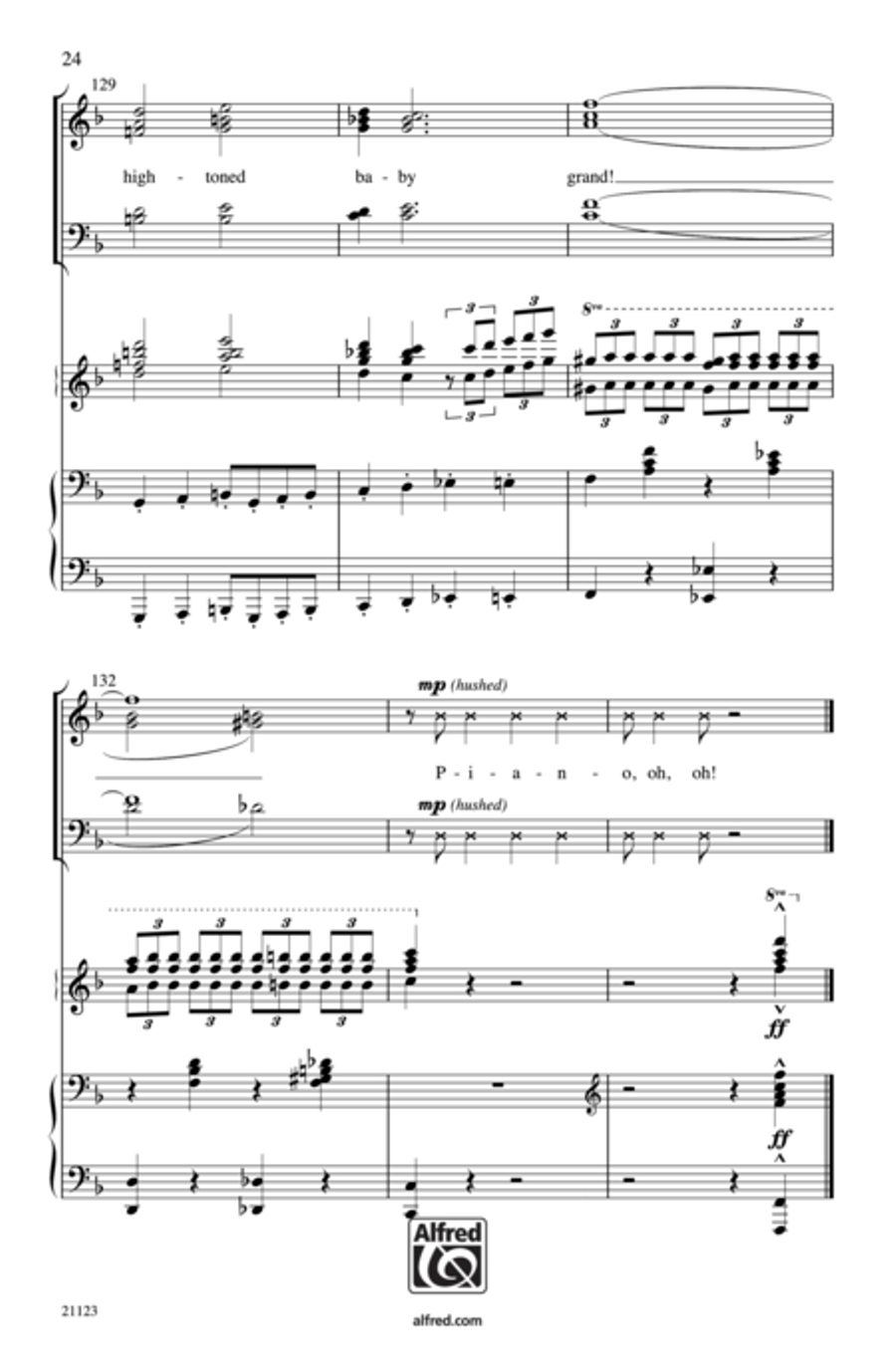 I Love a Piano 4-Part scores gallery preview page 48