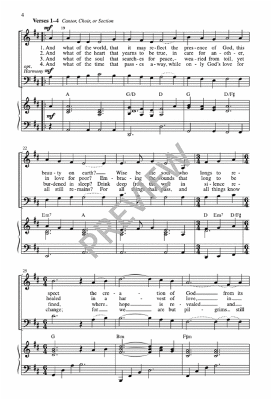 High Is the Heaven High Is the Heaven 4-Part scores gallery preview page 5