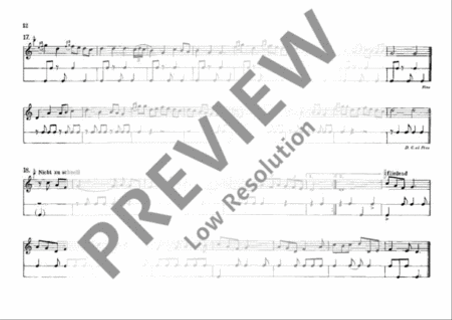 Pieces for Recorder and Drum Recorder scores gallery preview page 13