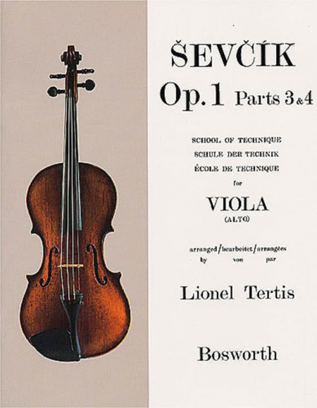 Sevcik Viola Studies Op 1 Pt 3 & 4