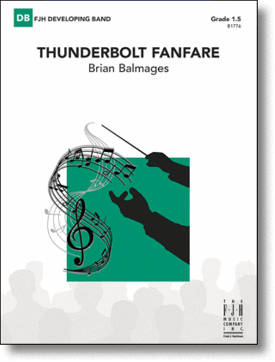 Thunderbolt Fanfare Thunderbolt Fanfare Concert Band scores gallery preview page 1