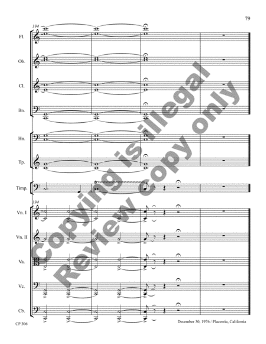 Little Suite Full Orchestra scores gallery preview page 159