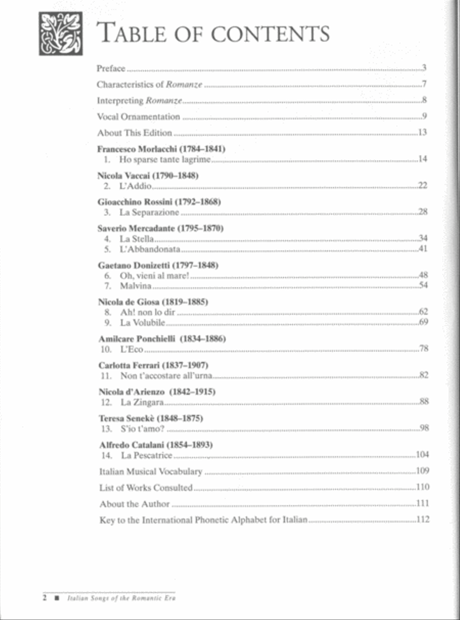 Italian Art Songs Of The Romantic Era - Book And Compact Disc (Medium High) High Voice scores gallery preview page 5