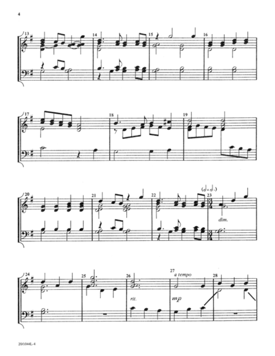 Hail the Day that Sees Him Rise 2-Octaves scores gallery preview page 4
