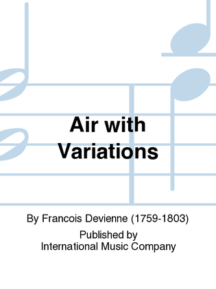 Book cover for Air With Variations