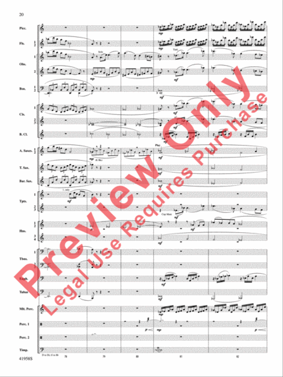 God's Country Concert Band scores gallery preview page 21