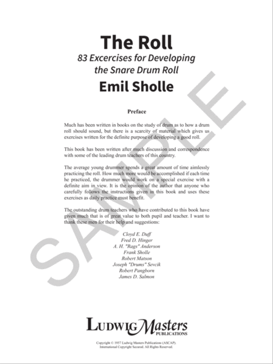 The Roll Small Ensemble scores gallery preview page 2