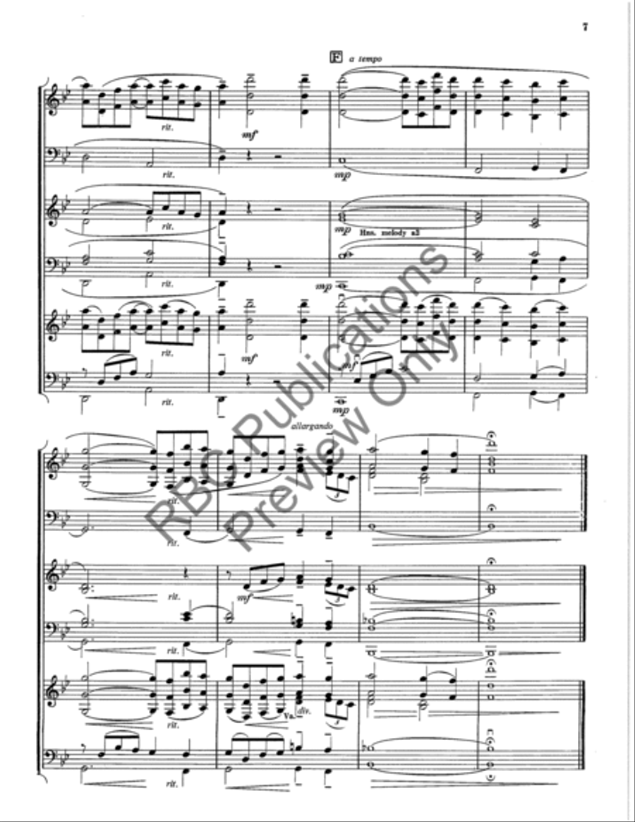 Pavane (Score) Full Orchestra scores gallery preview page 8
