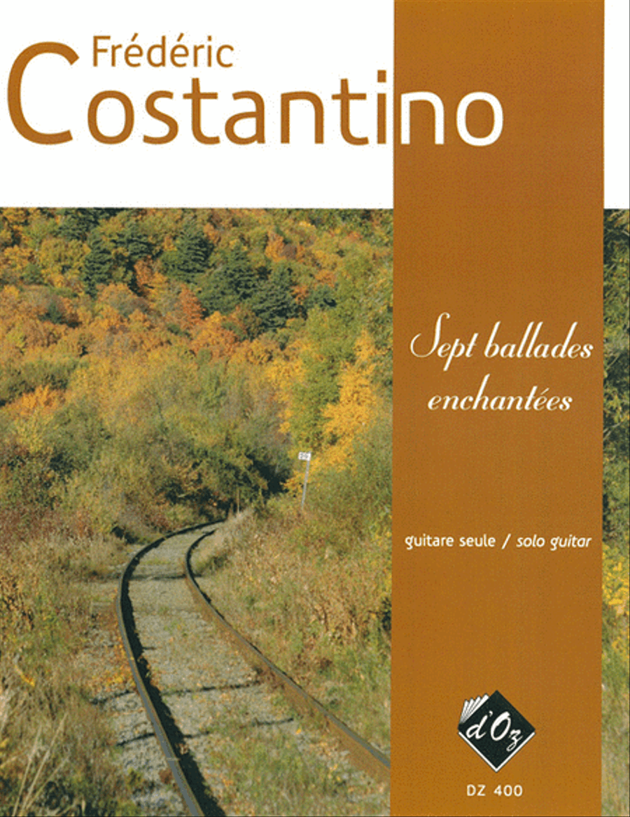 Sept ballades enchantées Classical Guitar scores gallery preview page 1