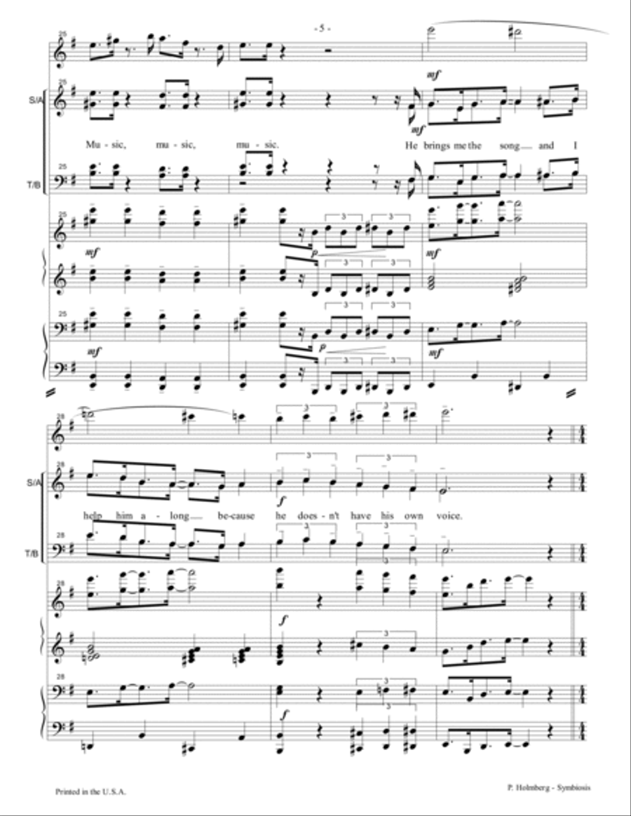 Symbiosis 4-Part scores gallery preview page 5