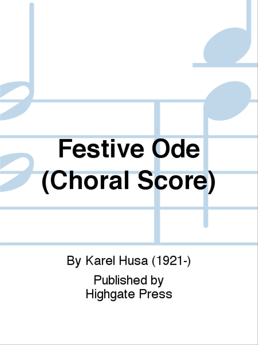 Festive Ode (Choral Score) TTBB scores gallery preview page 1