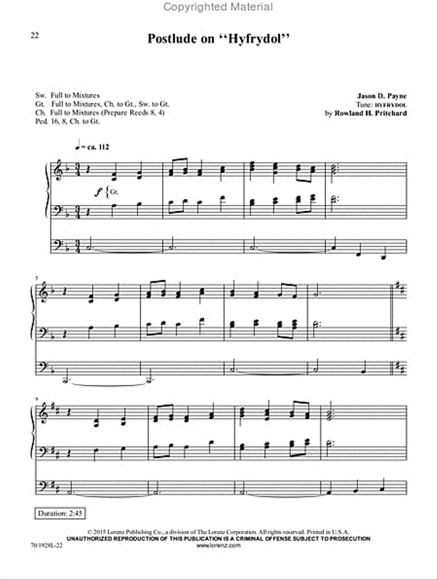 Jubilation! Organ Solo scores gallery preview page 13