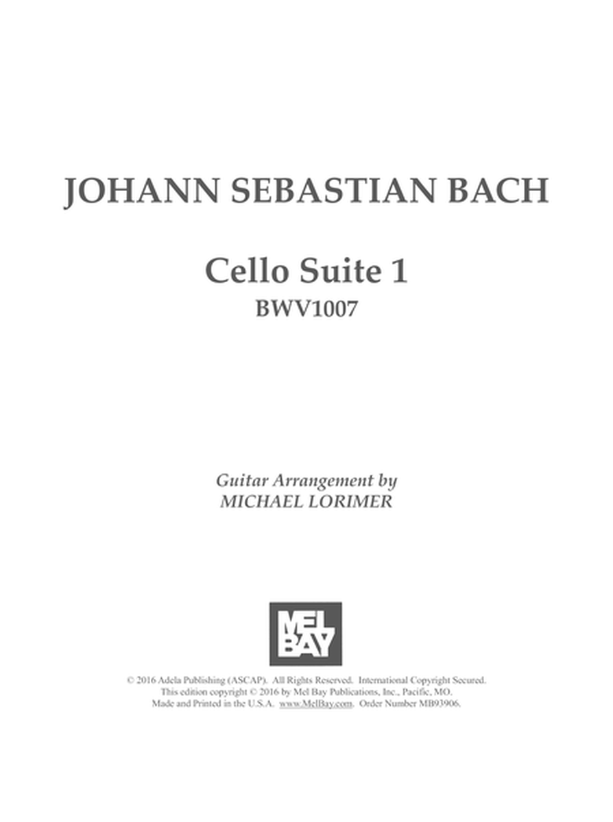 Johann Sebastian Bach - Cello Suite 1