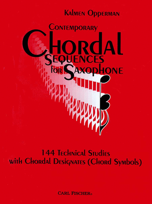 Book cover for Contemporary Chordal Sequences For Saxophone