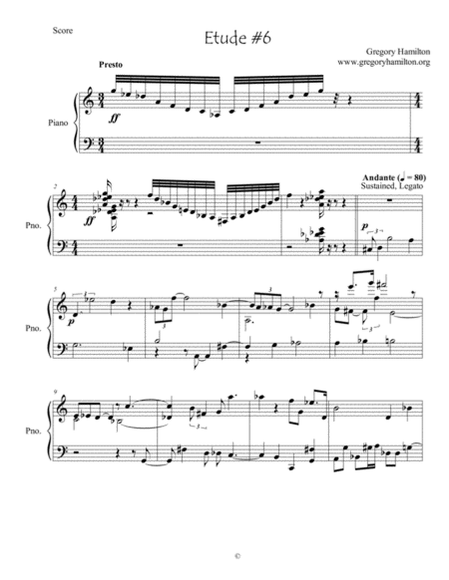 Etude #6 for Piano image number null