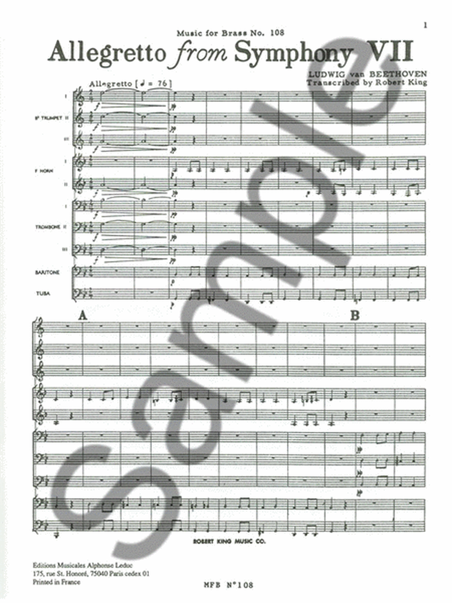 Allegretto (ensemble-brass 8 Or More)