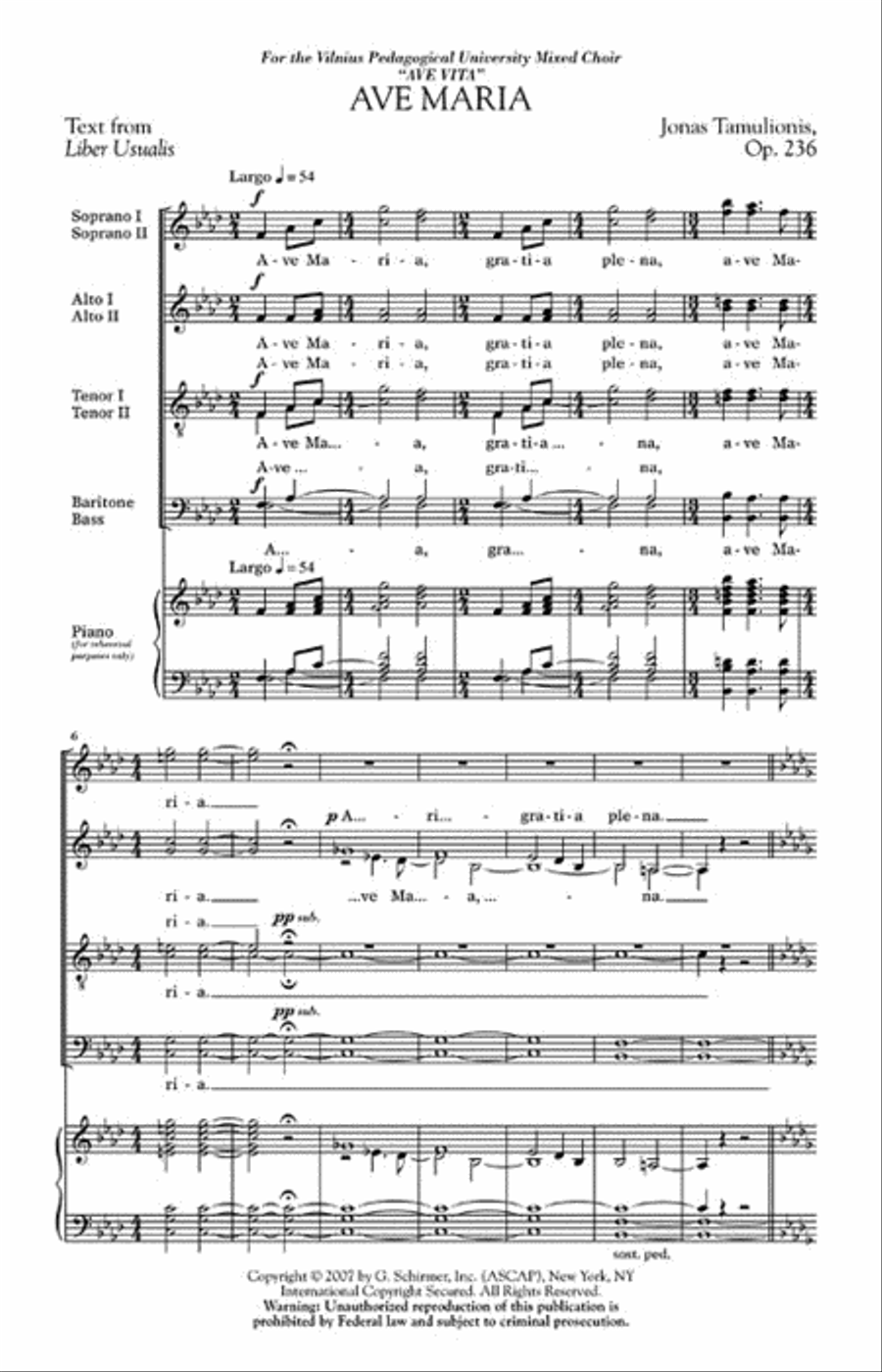 Ave Maria Ave Maria Divisi scores gallery preview page 2