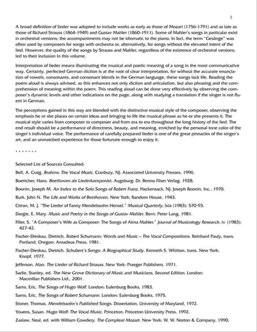 The Lieder Anthology Complete Package – High Voice High Voice scores gallery preview page 6