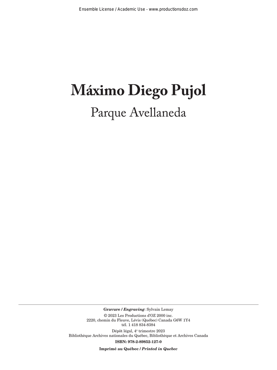 Parque Avellaneda Parque Avellaneda Classical Guitar scores gallery preview page 1