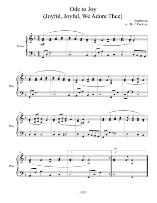 Ode to Joy (Piano Solo)
