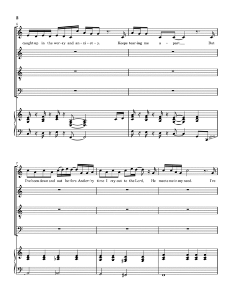 God Is Good (all The Time) 4-Part scores gallery preview page 3