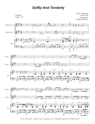 Softly And Tenderly (Duet for Bb-Trumpet)