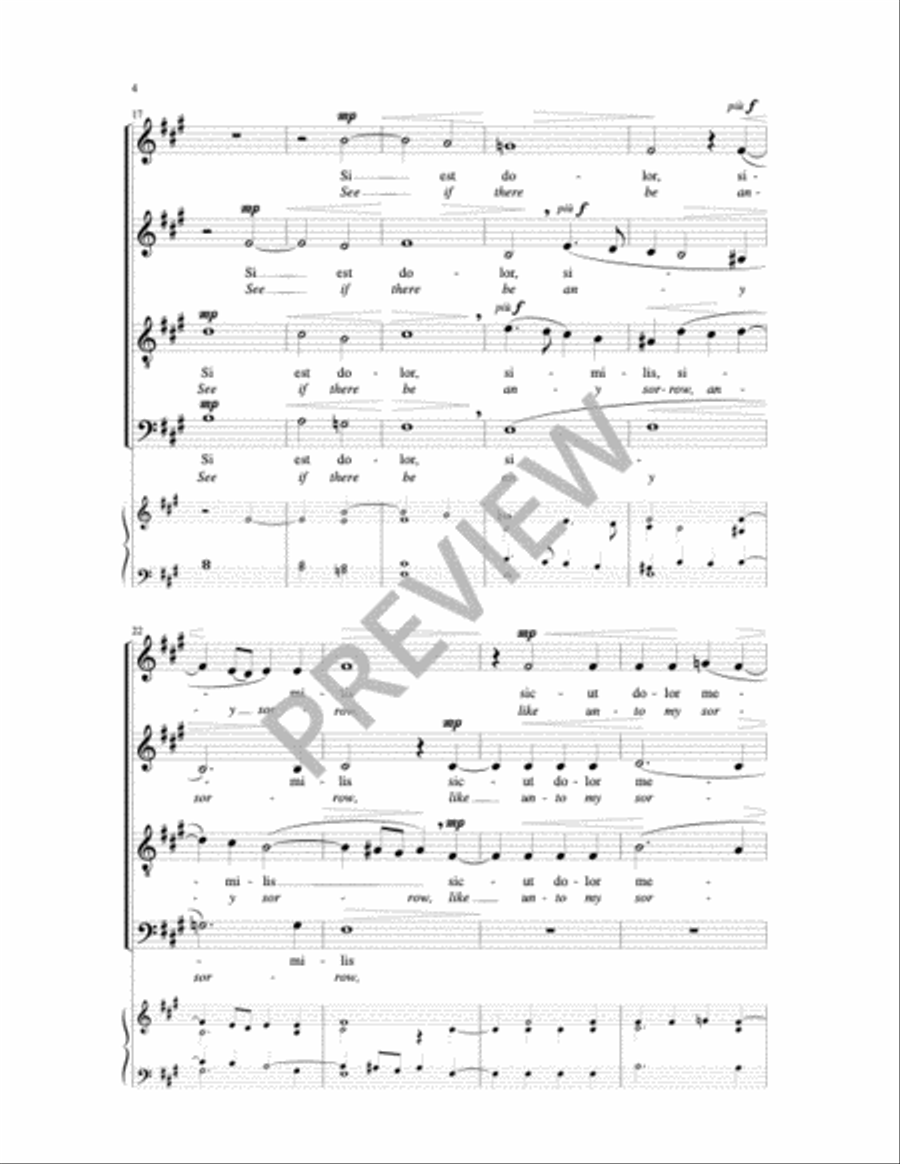 O Vos Omnes/O All You Who Pass By Sacred scores gallery preview page 7