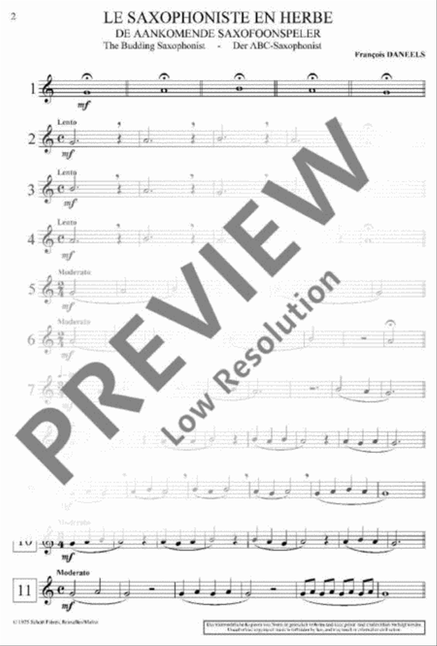 The Budding Saxophonist Saxophone scores gallery preview page 3