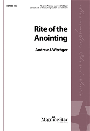 Book cover for Ritual Music for Rite of the Anointing (Full/Choral Score)