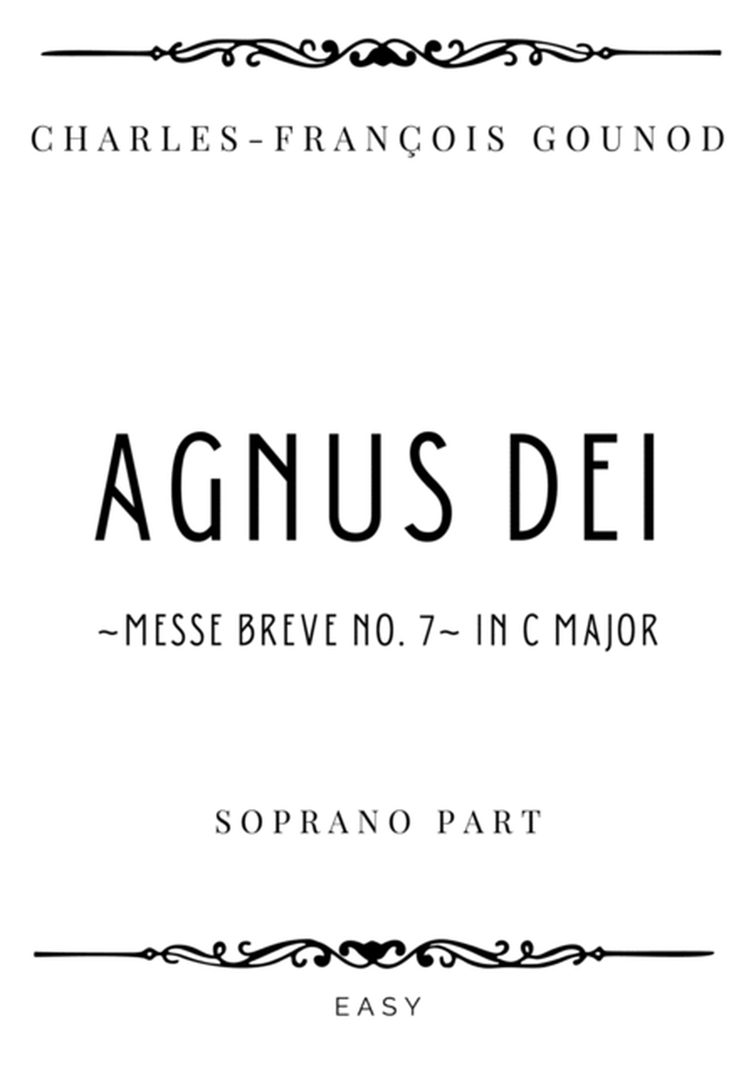 Gounod - Agnus Dei from Messe breve No.7 for SATB & Organ - Easy image number null