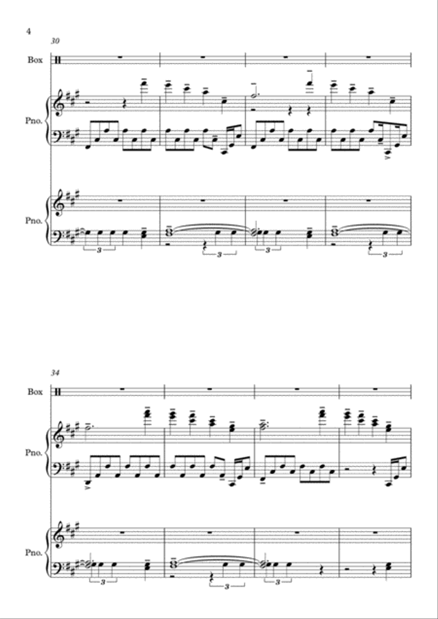 Shadows Shadows Piano Solo scores gallery preview page 4