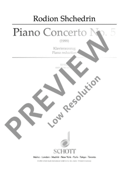 Piano Concerto No. 5