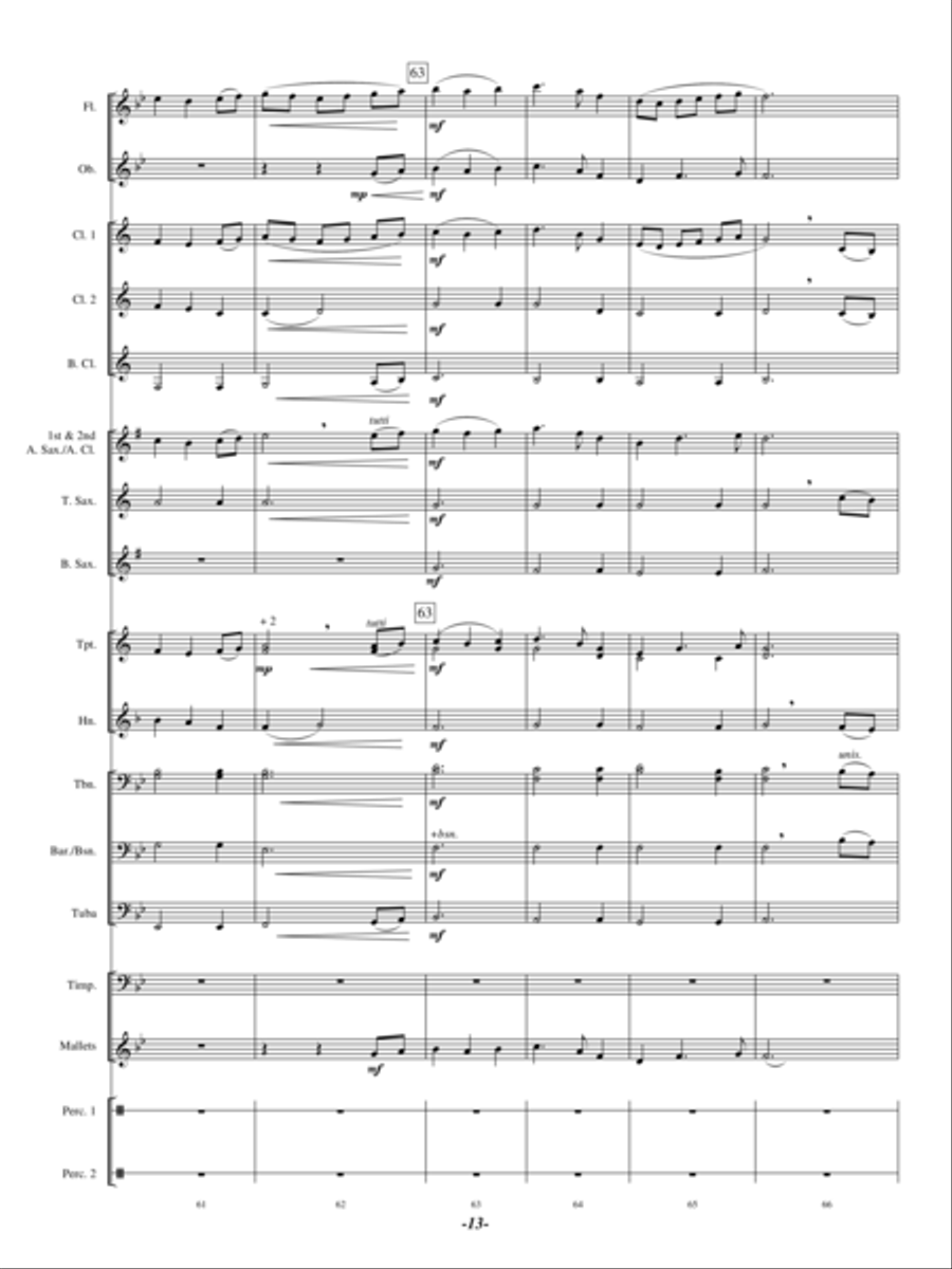 Whispering Ridge Whispering Ridge Concert Band scores gallery preview page 12