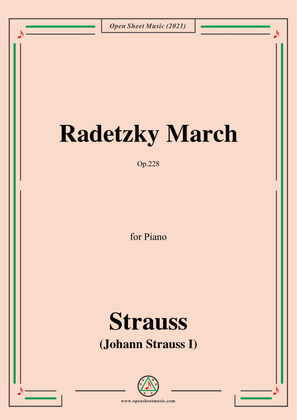 Johann Strauss I-Radetzky March,Op.228,for Piano