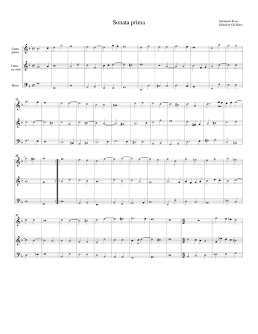 12 trio sonatas (Book 4, 1622) 12 trio sonatas (Book 4, 1622) Small Ensemble scores gallery preview page 2