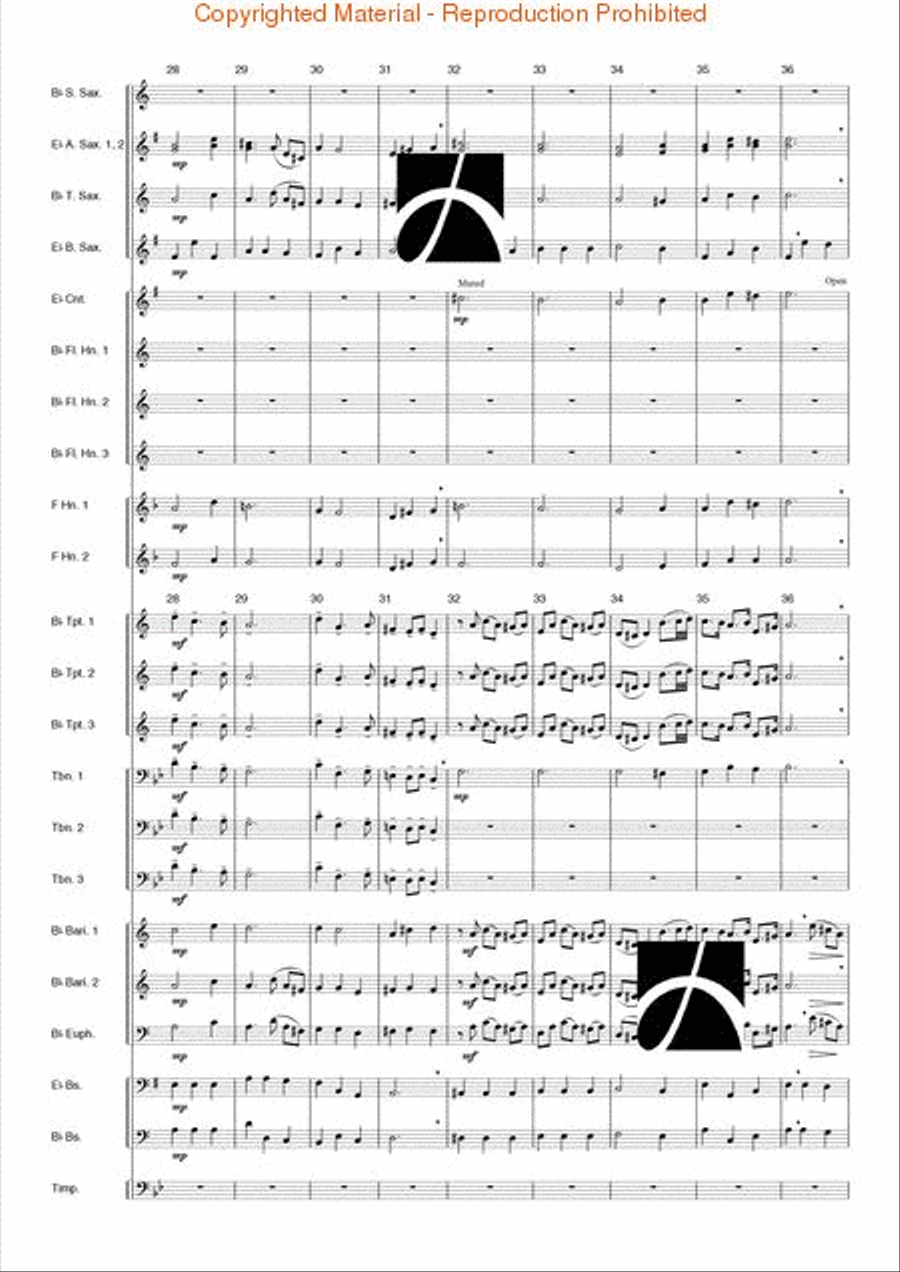 Bist du bei mir Concert Band scores gallery preview page 5