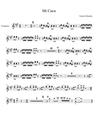 Mi Cucu - Sonora Dinamita - Trompetas 1 y 2