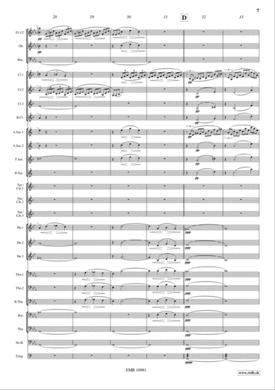 Moonlight Serenade Moonlight Serenade Concert Band scores gallery preview page 8