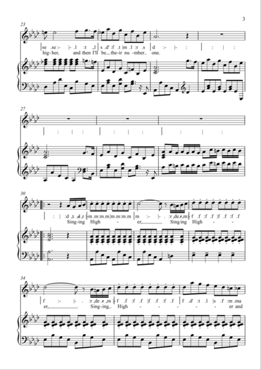 I CAN SING!! I CAN SING!! Voice scores gallery preview page 3
