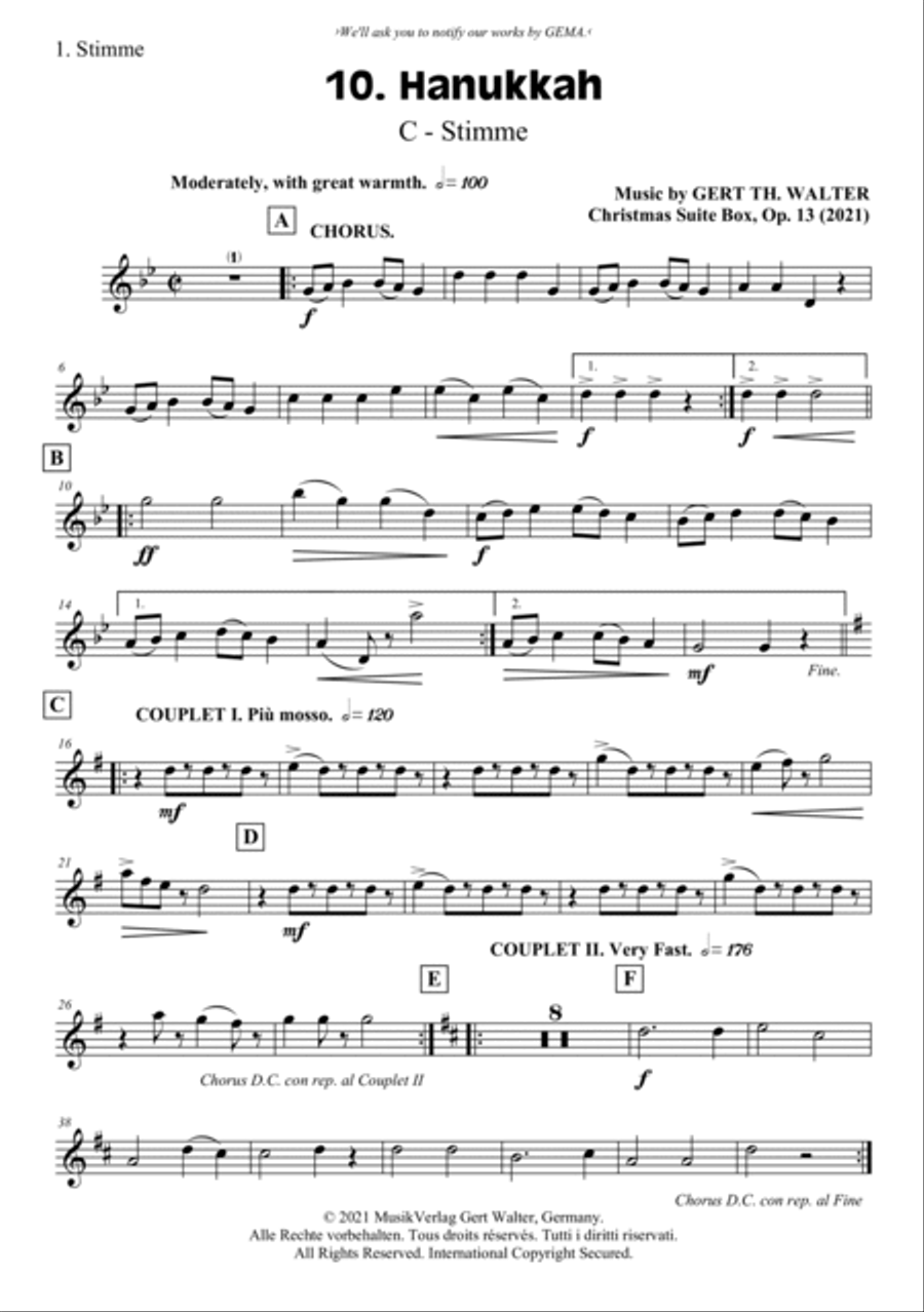 Hanukkah School and Community scores gallery preview page 4