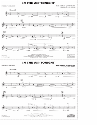 In The Air Tonight (arr. Paul Murtha) - Bb Horn/Flugelhorn
