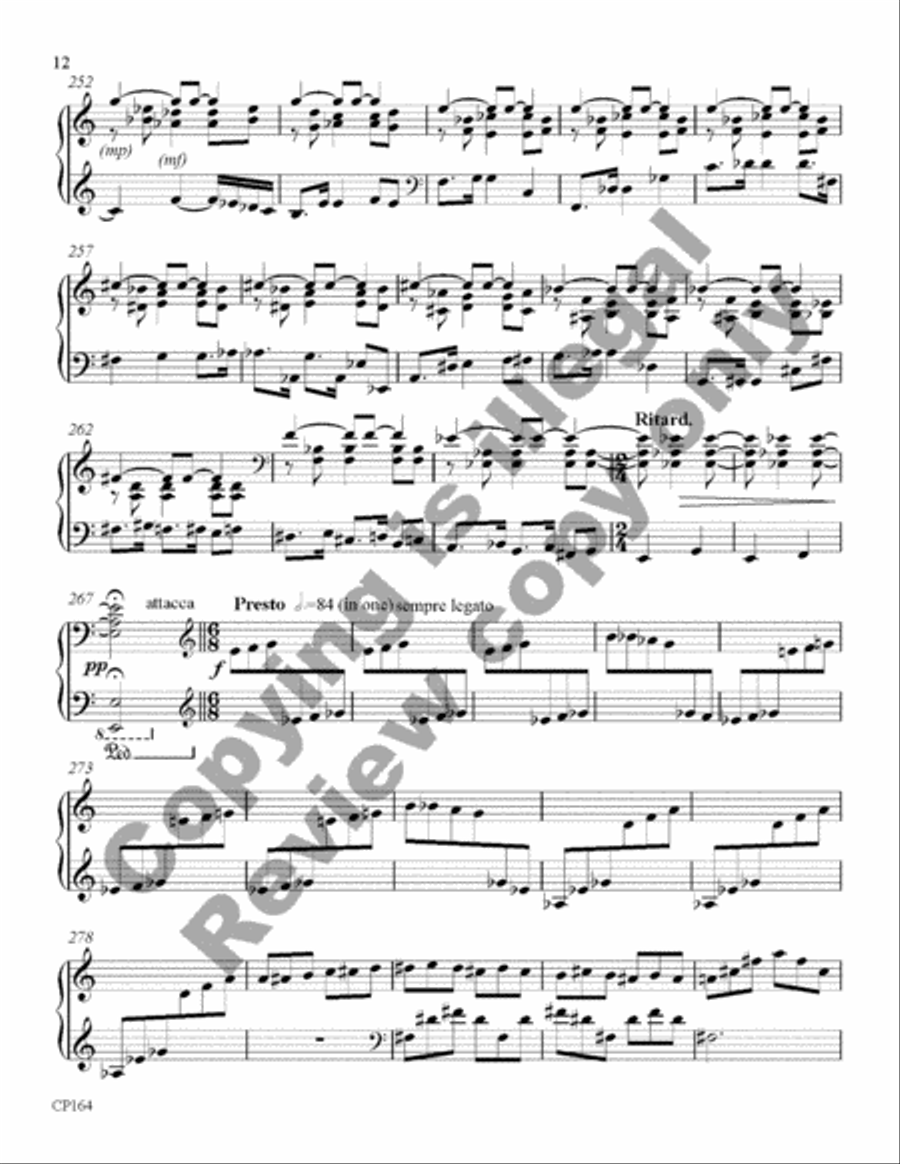 Rondeau Rondeau Piano Solo scores gallery preview page 12