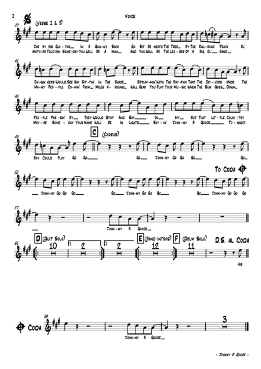 Johnny B. Goode Jazz Ensemble scores gallery preview page 3