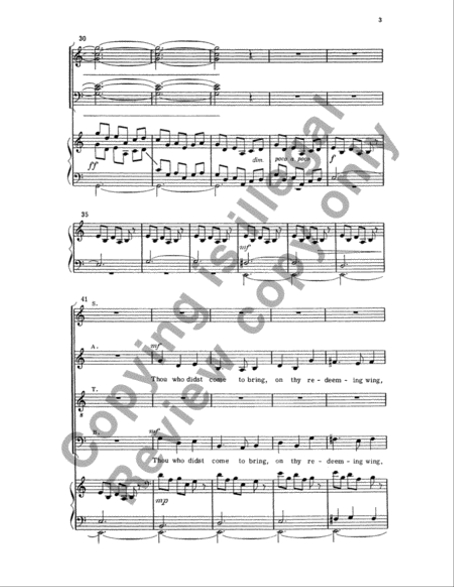 Let There Be Light! (Choral Score) 4-Part scores gallery preview page 16